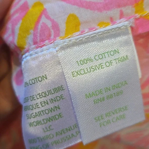 Lilly Pulitzer Kini in the Keyes Pink Pout Lauren Tank Blouse - Picture 7 of 10